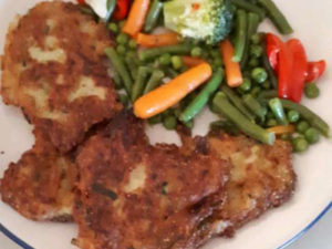 Zucchini and Cauliflower Patties